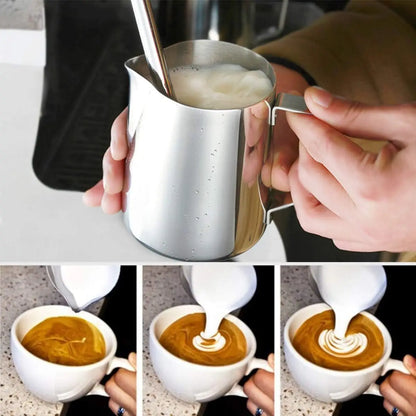 Jarra Premium de Acero Inoxidable para Espuma de Leche